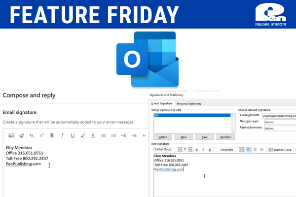 how to create an email signature in outlook